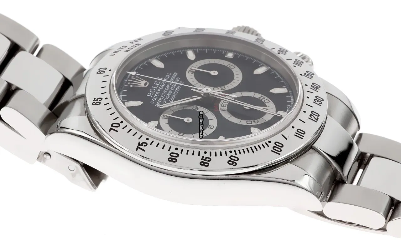Cheap Fake Rolex Daytona 116520 Caliber 4130 Automatic Movement 40mm Steel Case Mens/unisex Watch - Image 4