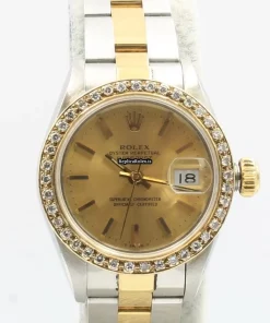 Discount Replica Rolex Lady-datejust 69173 Caliber 2135 Automatic Movement 26mm Gold/steel Case Womens Watch
