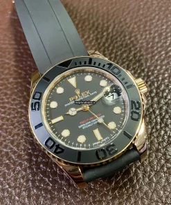 Perfect Copies Rolex Yacht-master 37 268655 Caliber 2236 Automatic Movement 37mm Rose Gold Case Womens Watch