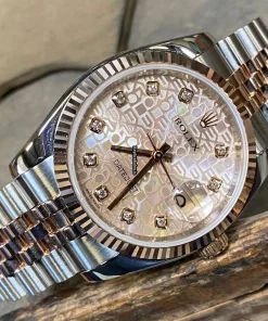 Beautiful Fake Rolex Datejust 116231 Caliber 3135 Automatic Movement 36mm Gold/steel Case Mens/unisex Watch