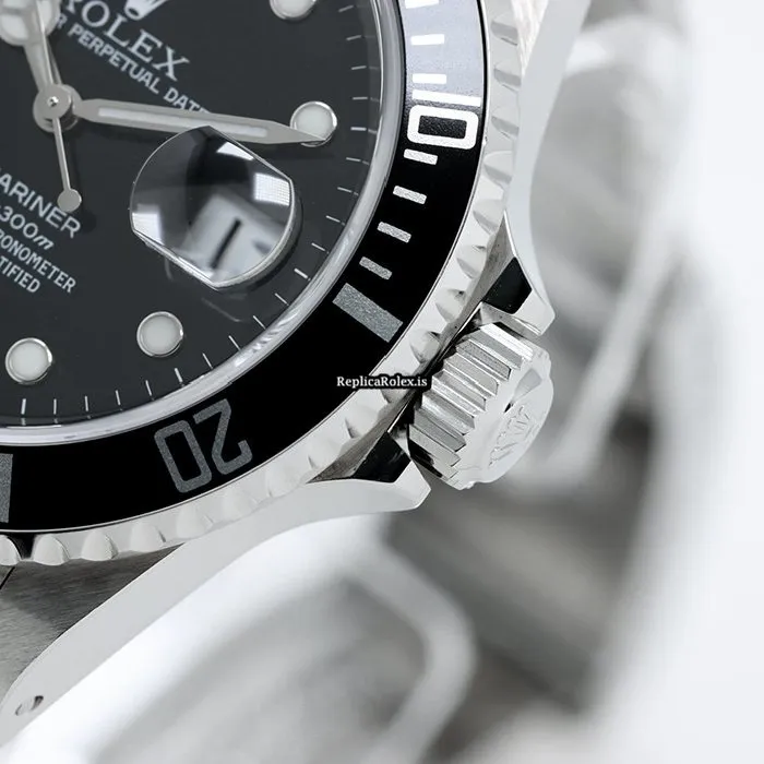 Reliable Replica Rolex Submariner Date 16610 Caliber 3135 Automatic Movement 40mm Steel Case Watch - Image 8