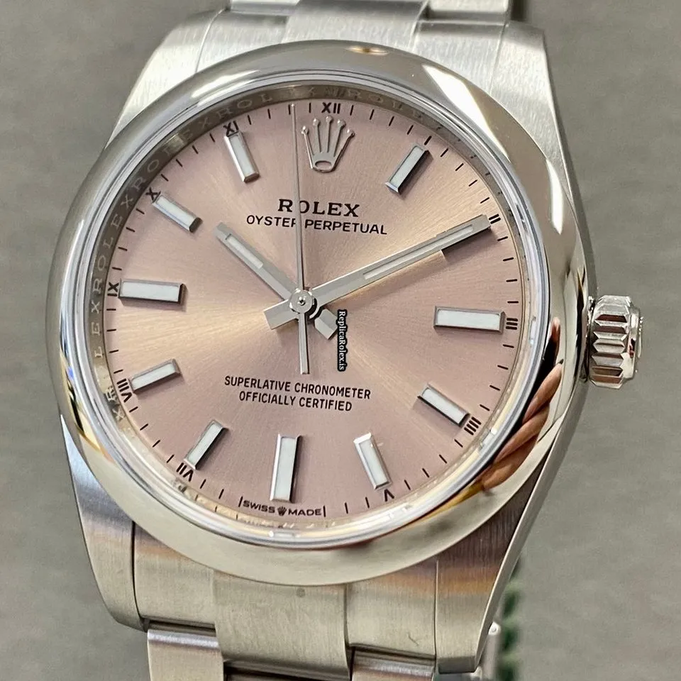 Fantastic Fake Rolex Oyster Perpetual 34 124200 Caliber 2232 Automatic Movement 34mm Steel Case Mens/unisex Watch