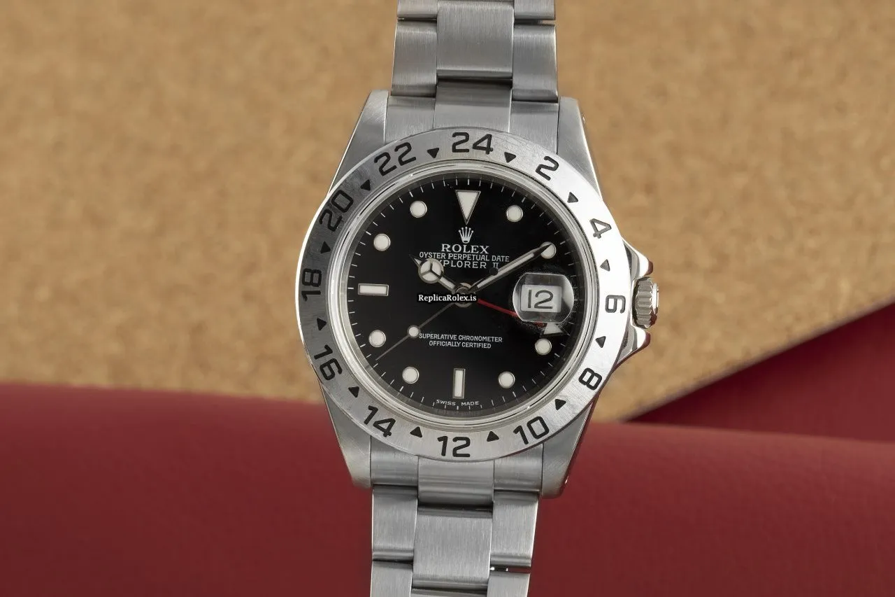 Appealing Replica Rolex Explorer II 16570 Caliber 3185 Automatic Movement 40mm Steel Case Mens/unisex Watch