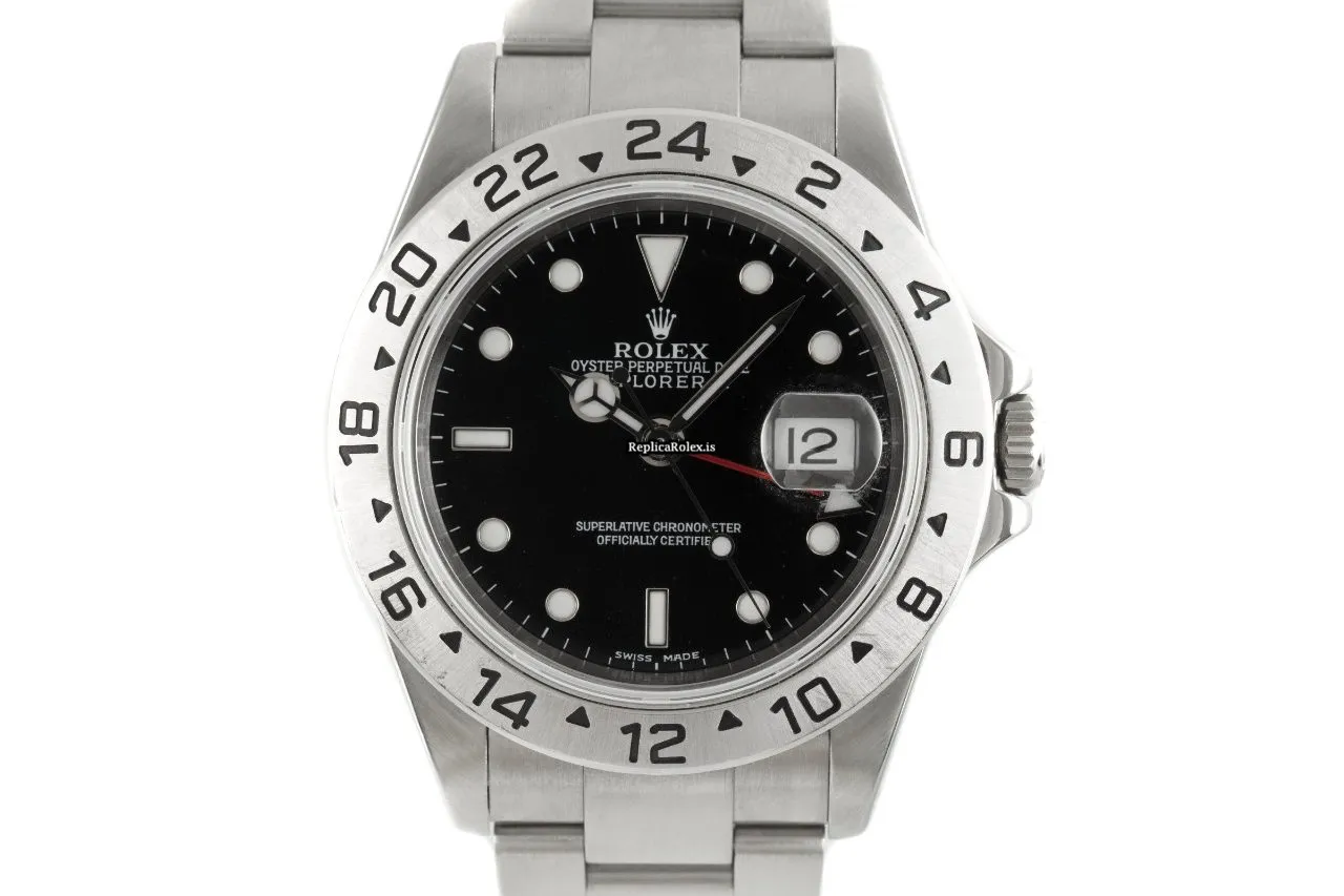 Appealing Replica Rolex Explorer II 16570 Caliber 3185 Automatic Movement 40mm Steel Case Mens/unisex Watch - Image 7