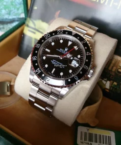 Fabulous Fake Rolex Gmt-master II 16710 Automatic Movement Steel Case Watch