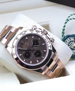 Lovely Imitation Rolex Daytona 116505 Caliber 4130 Automatic Movement 40mm Rose Gold Case Mens/unisex Watch
