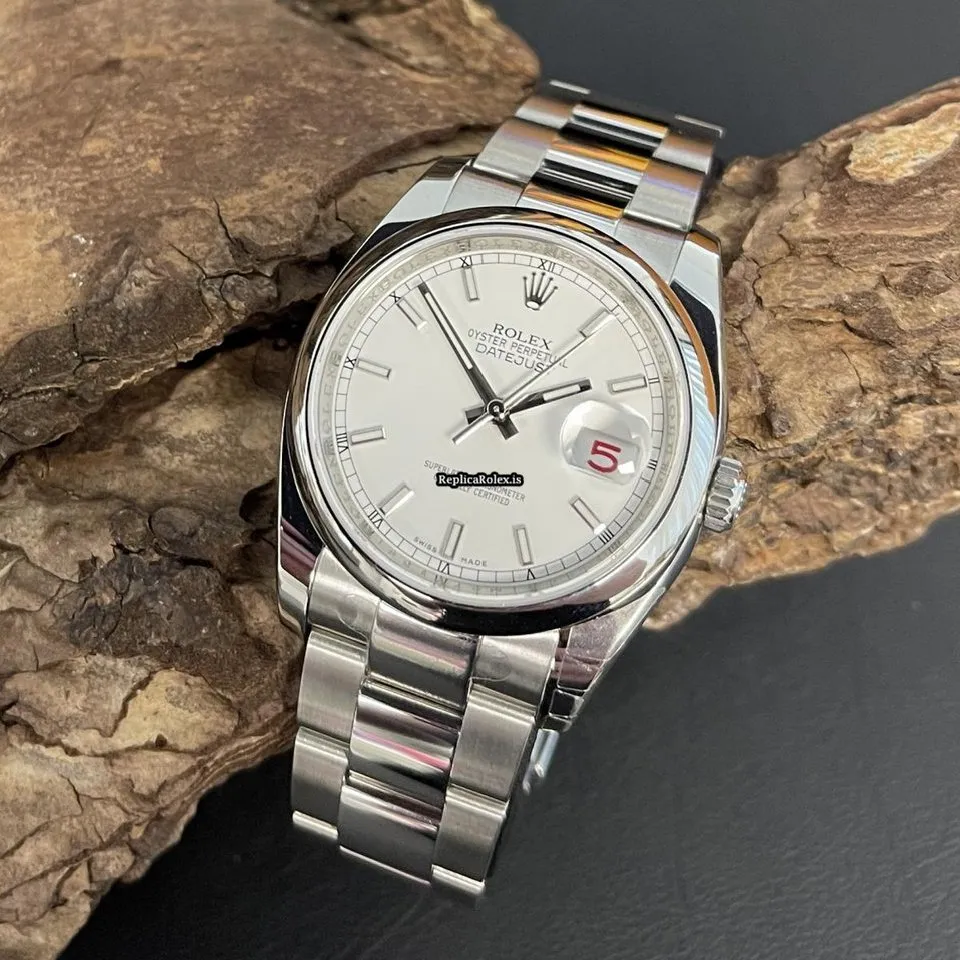 Aaa Replica Rolex Datejust 116200 Automatic Movement 36mm Steel Case Watch - Image 2