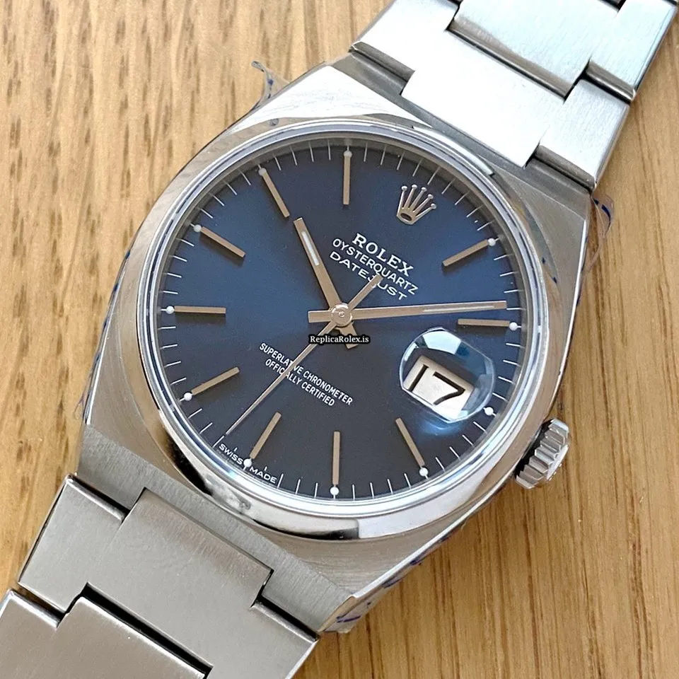 Marvellous Replica Rolex Datejust Oysterquartz 17000 Caliber 5035 Quartz Movement 36x42mm Steel Case Mens/unisex Watch - Image 3