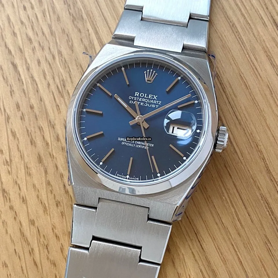 Marvellous Replica Rolex Datejust Oysterquartz 17000 Caliber 5035 Quartz Movement 36x42mm Steel Case Mens/unisex Watch - Image 4