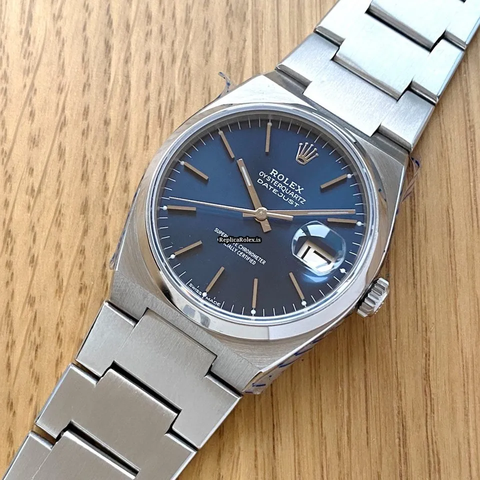 Marvellous Replica Rolex Datejust Oysterquartz 17000 Caliber 5035 Quartz Movement 36x42mm Steel Case Mens/unisex Watch - Image 5