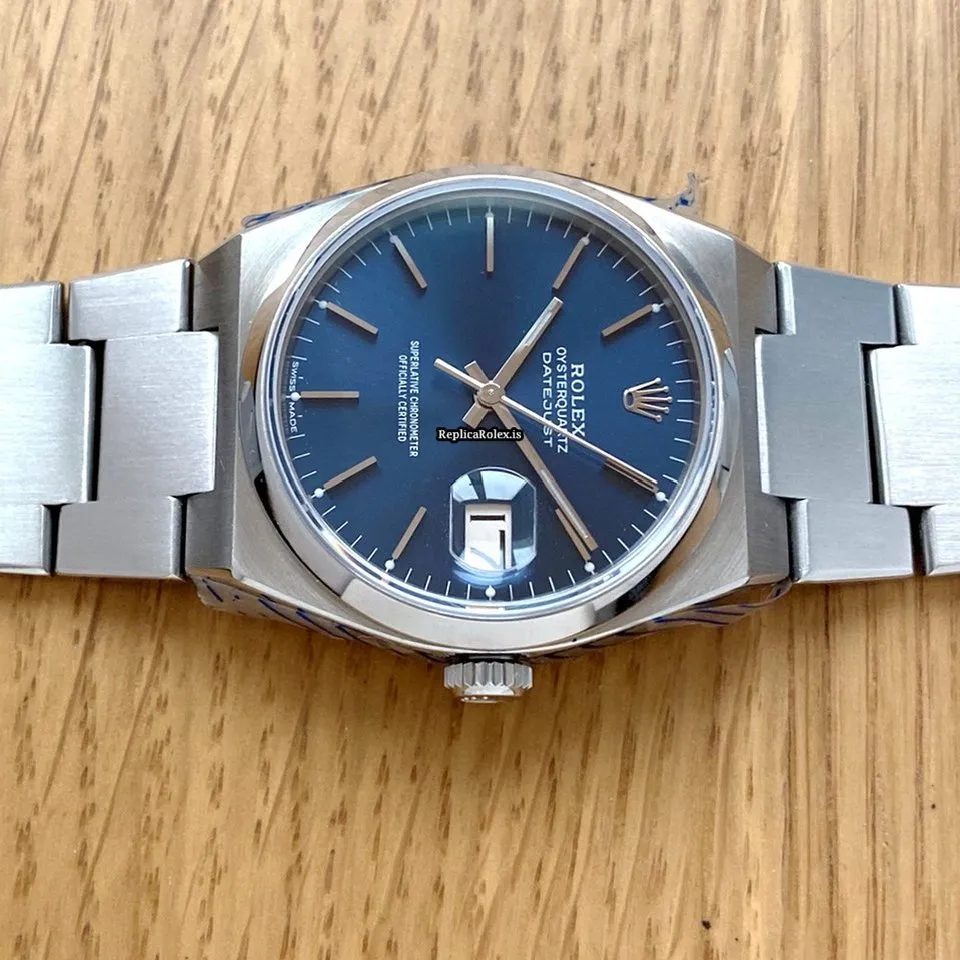 Marvellous Replica Rolex Datejust Oysterquartz 17000 Caliber 5035 Quartz Movement 36x42mm Steel Case Mens/unisex Watch - Image 6