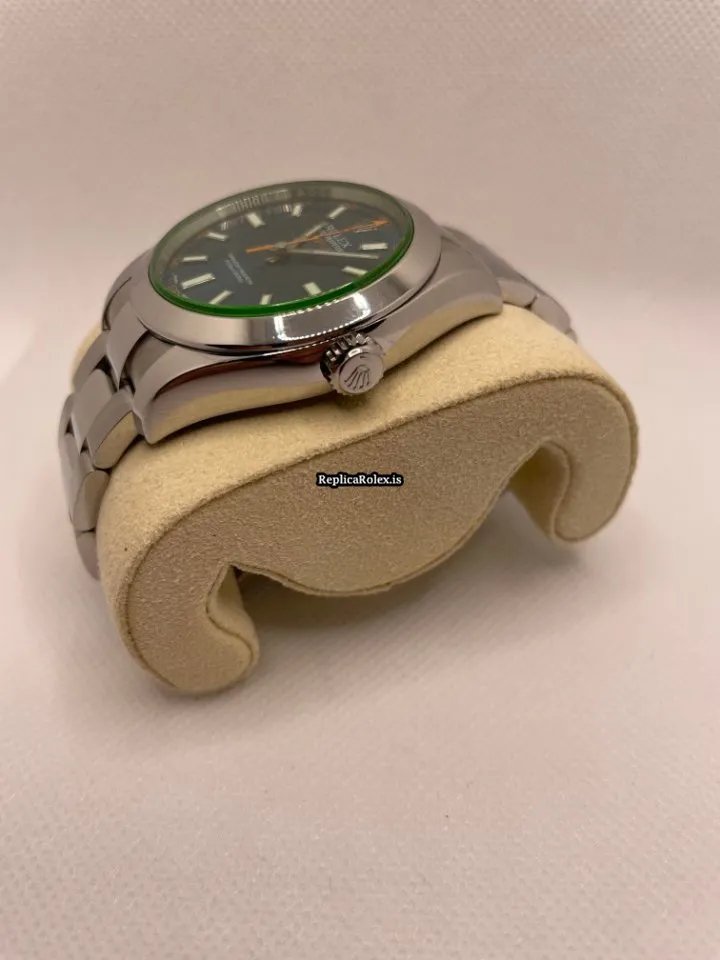 Best Fake Rolex Milgauss 116400gv Caliber 3131 Automatic Movement 40mm Steel Case Mens/unisex Watch - Image 10