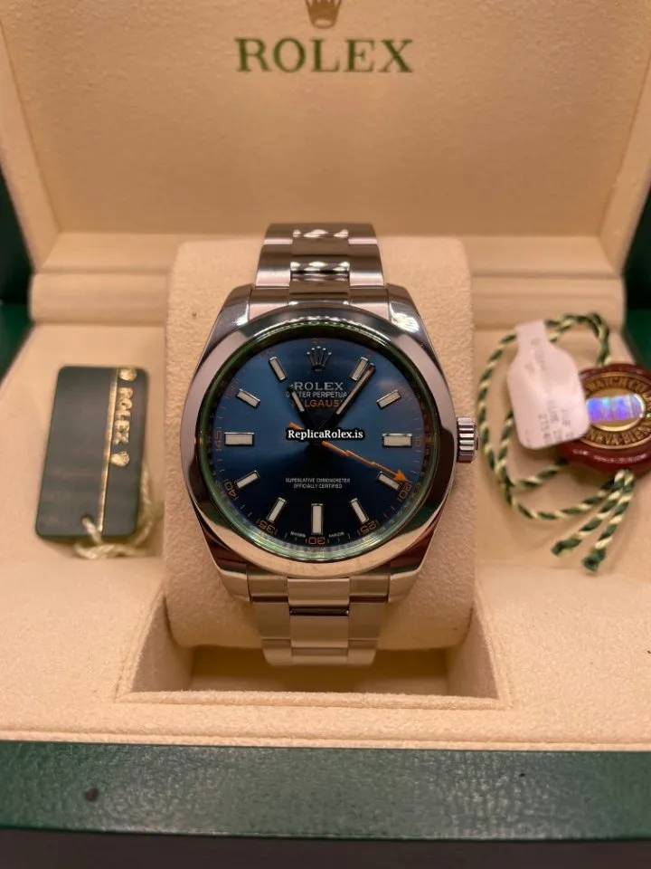 Best Fake Rolex Milgauss 116400gv Caliber 3131 Automatic Movement 40mm Steel Case Mens/unisex Watch - Image 3
