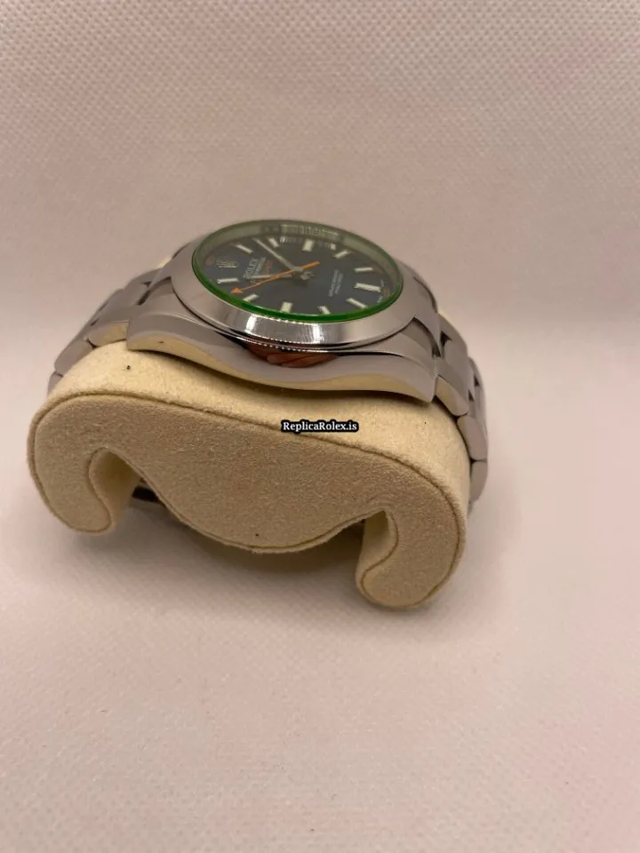 Best Fake Rolex Milgauss 116400gv Caliber 3131 Automatic Movement 40mm Steel Case Mens/unisex Watch - Image 9