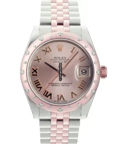 Reliable Replica Rolex Lady-datejust 178341 Caliber 2236 Automatic Movement 31mm Gold/steel Case Watch