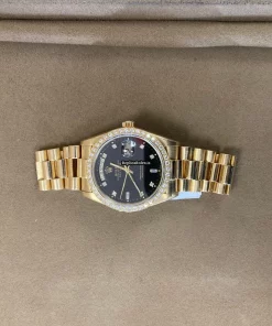 Beautiful Clone Rolex Day-date 36 18038 Caliber 3055 Automatic Movement 36mm Yellow Gold Case Mens/unisex Watch
