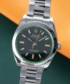High Quality Fake Rolex Milgauss 116400gv Caliber 3131 Automatic Movement 40mm Steel Case Mens/unisex Watch