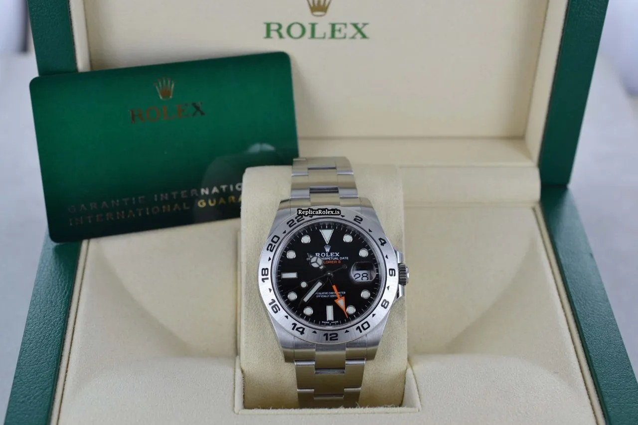 Wonderful Replica Rolex Explorer II 216570 Caliber 3187 Automatic Movement 42mm Steel Case Mens/unisex Watch - Image 5
