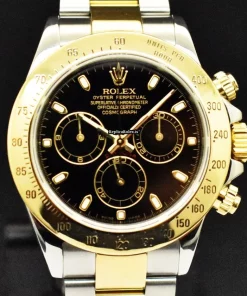 Affordable Fake Rolex Daytona 116523 Caliber 4130 Automatic Movement 40mm Gold/steel Case Mens/unisex Watch