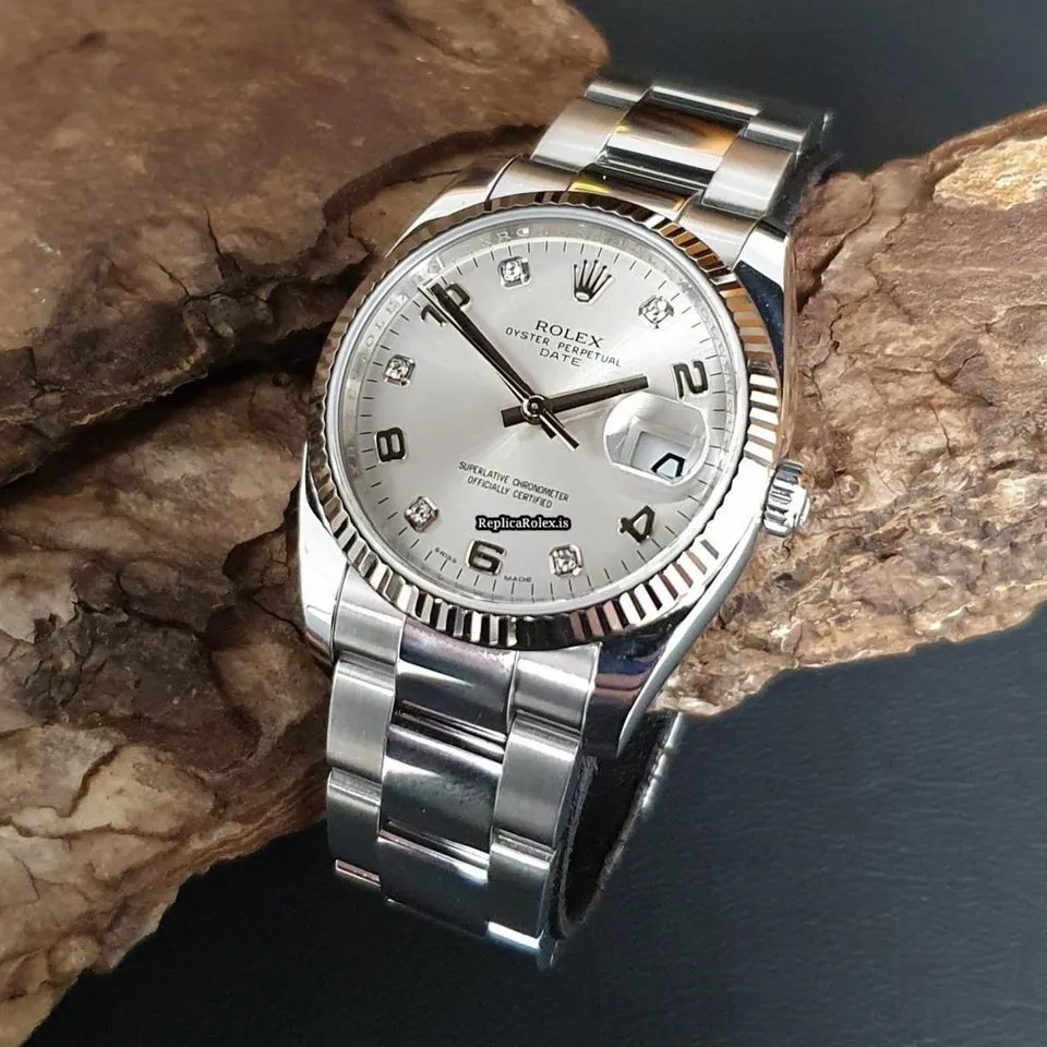 Unique Replica Rolex Oyster Perpetual Date 115234 Automatic Movement 34mm Watch