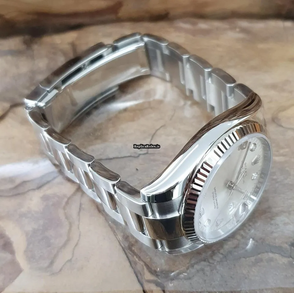 Unique Replica Rolex Oyster Perpetual Date 115234 Automatic Movement 34mm Watch - Image 3