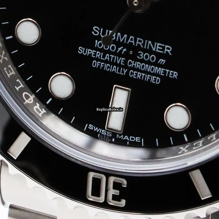 Pleasing Replica Rolex Submariner 114060 Caliber 3130 Automatic Movement 40mm Steel Case Watch - Image 5