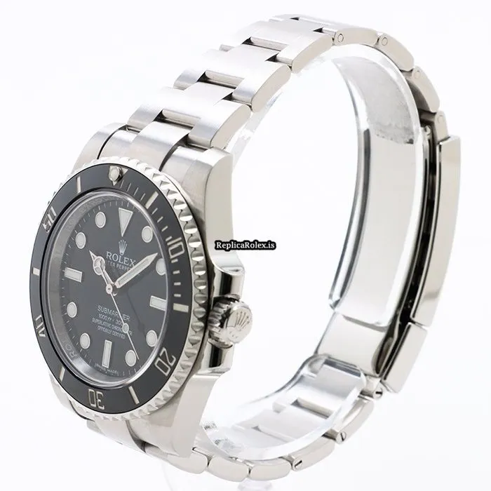 Pleasing Replica Rolex Submariner 114060 Caliber 3130 Automatic Movement 40mm Steel Case Watch - Image 7