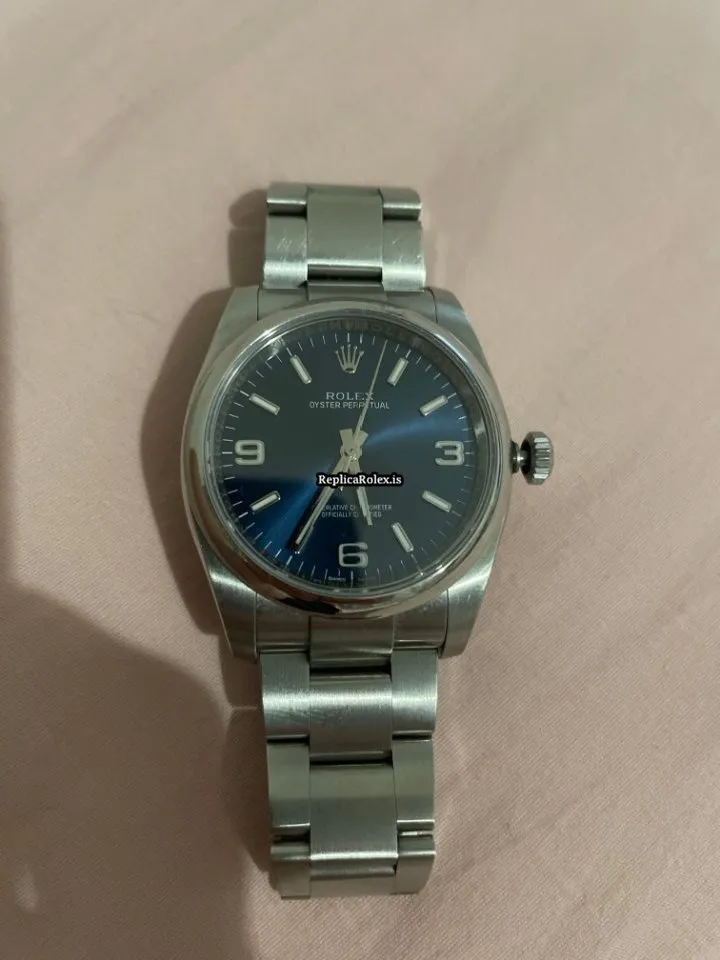 Amazing Fake Rolex Oyster Perpetual 36 116000 Caliber 3130 Automatic Movement 36mm Steel Case Mens/unisex Watch - Image 4