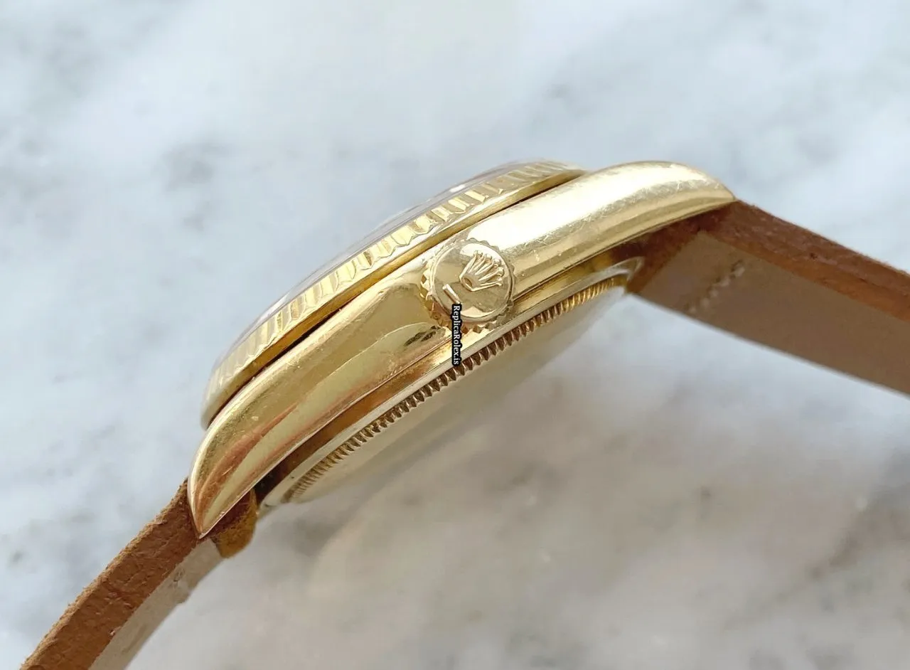 Mind-boggling Replica Rolex Day-date 36 18038 Automatic Movement 36mm Yellow Gold Case Mens/unisex Watch - Image 13