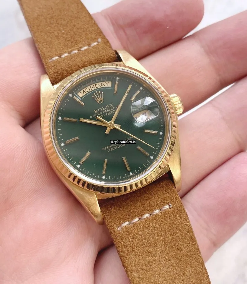 Mind-boggling Replica Rolex Day-date 36 18038 Automatic Movement 36mm Yellow Gold Case Mens/unisex Watch - Image 5