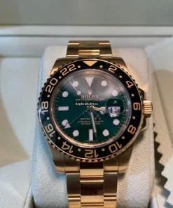 Wonderful Replica Rolex Gmt-master II 116718ln Caliber 3186 Automatic Movement 40mm Yellow Gold Case Mens/unisex Watch