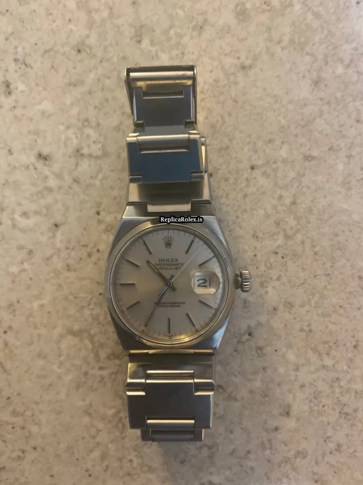 Amazing Replica Rolex Datejust Oysterquartz 17000 Caliber 5035 Quartz Movement 36x42mm Steel Case Mens/unisex Watch - Image 11