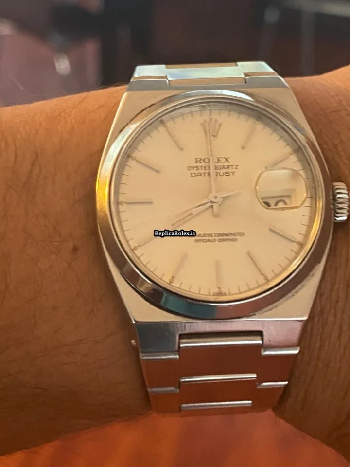 Amazing Replica Rolex Datejust Oysterquartz 17000 Caliber 5035 Quartz Movement 36x42mm Steel Case Mens/unisex Watch - Image 9