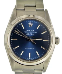 Swiss Fake Rolex Air King Precision 14000 Caliber 3130 Automatic Movement 34mm Steel Case Mens/unisex Watch