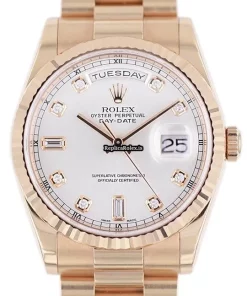 Remarkable Replica Rolex Day-date 36 118235 Automatic Movement 36mm Rose Gold Case Watch