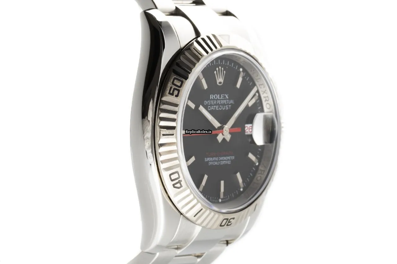 Perfect Replica Rolex Datejust Turn-o-graph 116264 Caliber 3135 Automatic Movement 36mm Gold/steel Case Mens/unisex Watch - Image 6