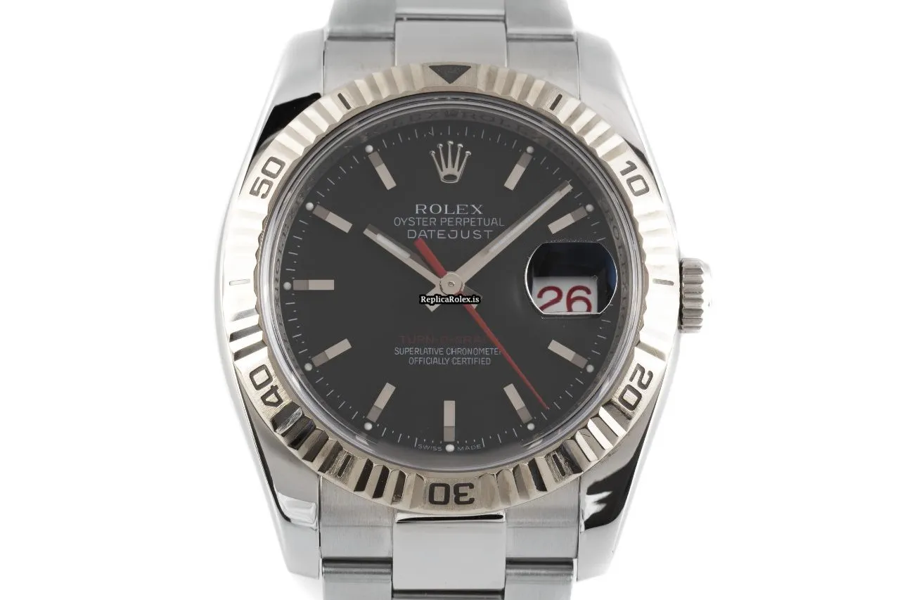 Perfect Replica Rolex Datejust Turn-o-graph 116264 Caliber 3135 Automatic Movement 36mm Gold/steel Case Mens/unisex Watch - Image 7