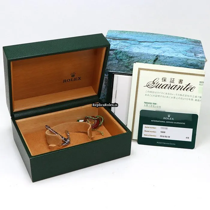 Fine Fakes Rolex Sea-dweller 4000 16600 Caliber 3135 Automatic Movement 40mm Steel Case Watch - Image 3