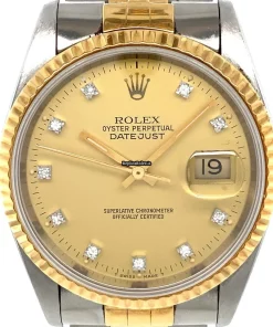 Good Imitation Rolex Datejust 16233 Caliber 3135 Automatic Movement 36mm Gold/steel Case Mens/unisex Watch