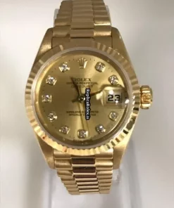 Incredible Replica Rolex Lady-datejust 69178 Automatic Movement 26mm Yellow Gold Case Womens Watch