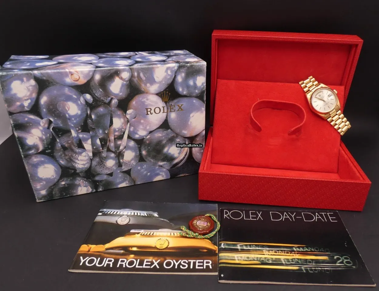 Wholesale Replica Rolex Day-date 36 18038 Caliber 3055 Automatic Movement 36mm Yellow Gold Case Mens/unisex Watch - Image 11