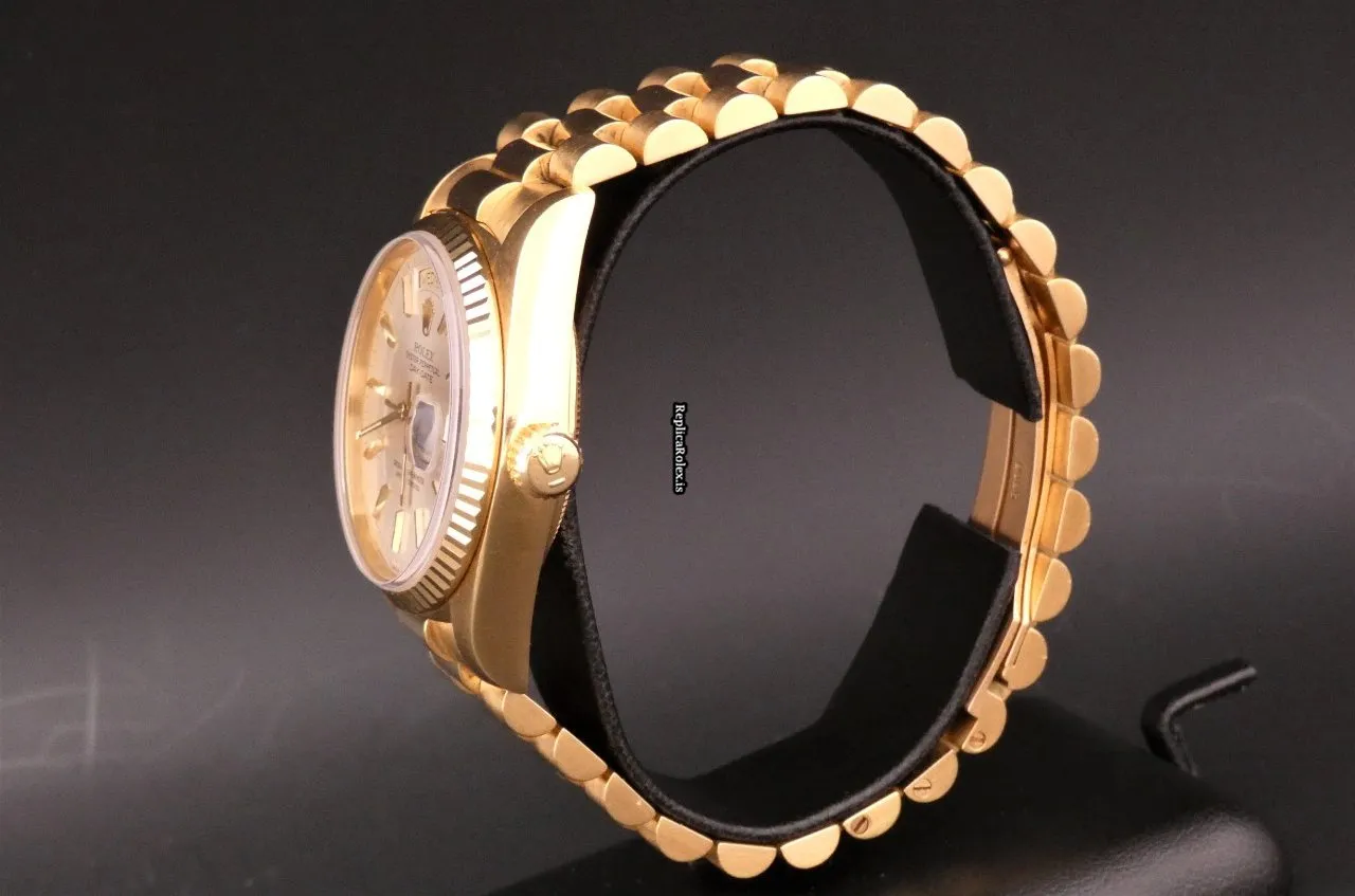 Wholesale Replica Rolex Day-date 36 18038 Caliber 3055 Automatic Movement 36mm Yellow Gold Case Mens/unisex Watch - Image 7