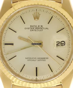 Wonderful Replica Rolex Datejust 1601 Caliber 1570 Automatic Movement 36mm Yellow Gold Case Mens/unisex Watch