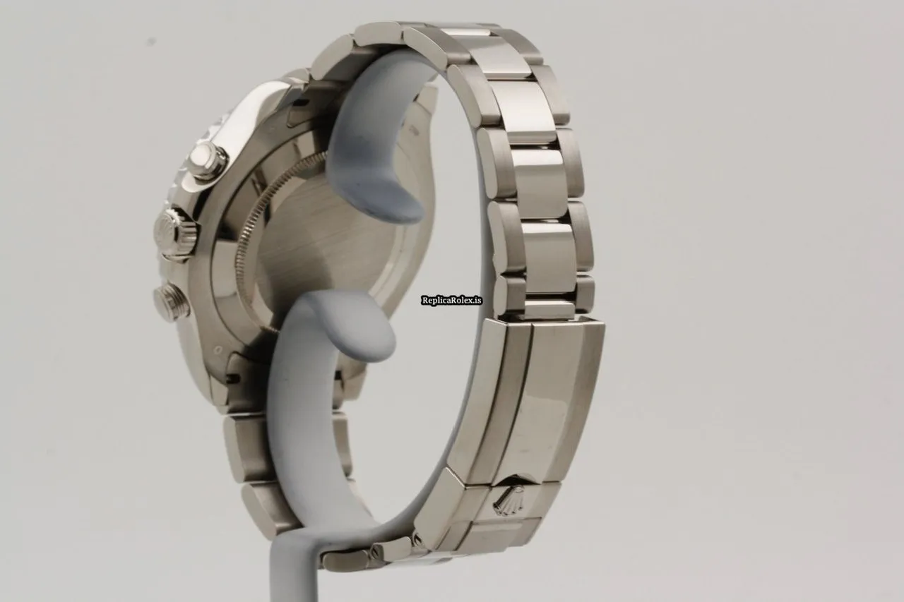 Lovely Replica Rolex Yacht-master II 116689 Caliber 4161 Automatic Movement 44mm White Gold Case Mens/unisex Watch - Image 4