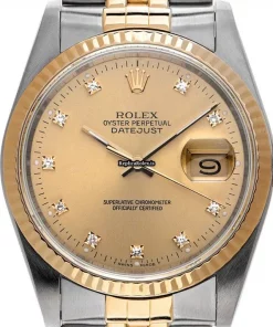 High-end Fake Rolex Datejust 16233 Caliber 3135 Automatic Movement 36mm Steel Case Mens/unisex Watch