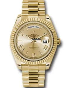 Suitable Knockoff Rolex Day-date 40 228238 Caliber 3255 Automatic Movement 40mm Yellow Gold Case Mens/unisex Watch