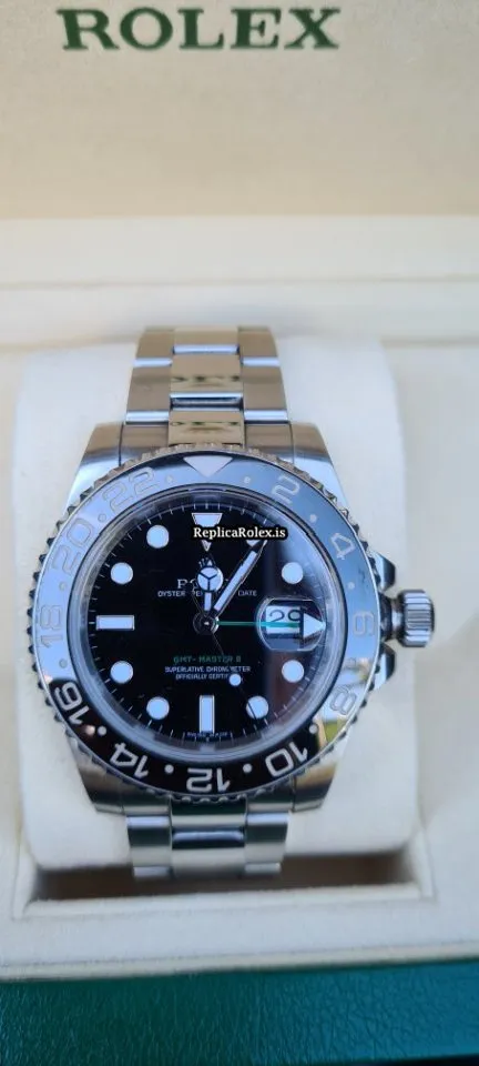 Mind-boggling Replica Rolex Gmt-master II 116710ln Caliber 3186 Automatic Movement 40mm Steel Case Mens/unisex Watch - Image 6
