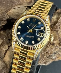 Durable Imitation Rolex Lady-datejust 69238 Automatic Movement 26mm Yellow Gold Case Watch