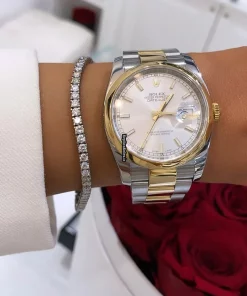 Great Replica Rolex Datejust 116203 Caliber 3135 Automatic Movement 36mm Gold/steel Case Mens/unisex Watch