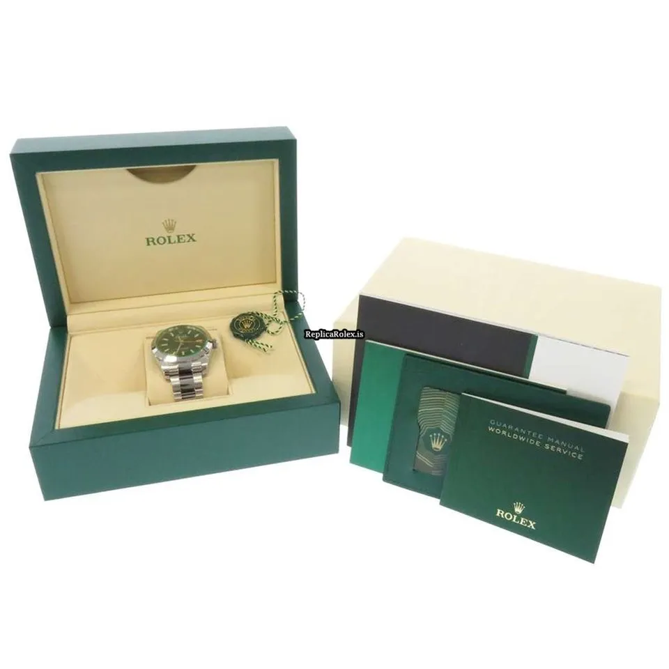 Swiss Imitation Rolex Milgauss 116400gv Caliber 3131 Automatic Movement 40mm Steel Case Mens/unisex Watch - Image 11